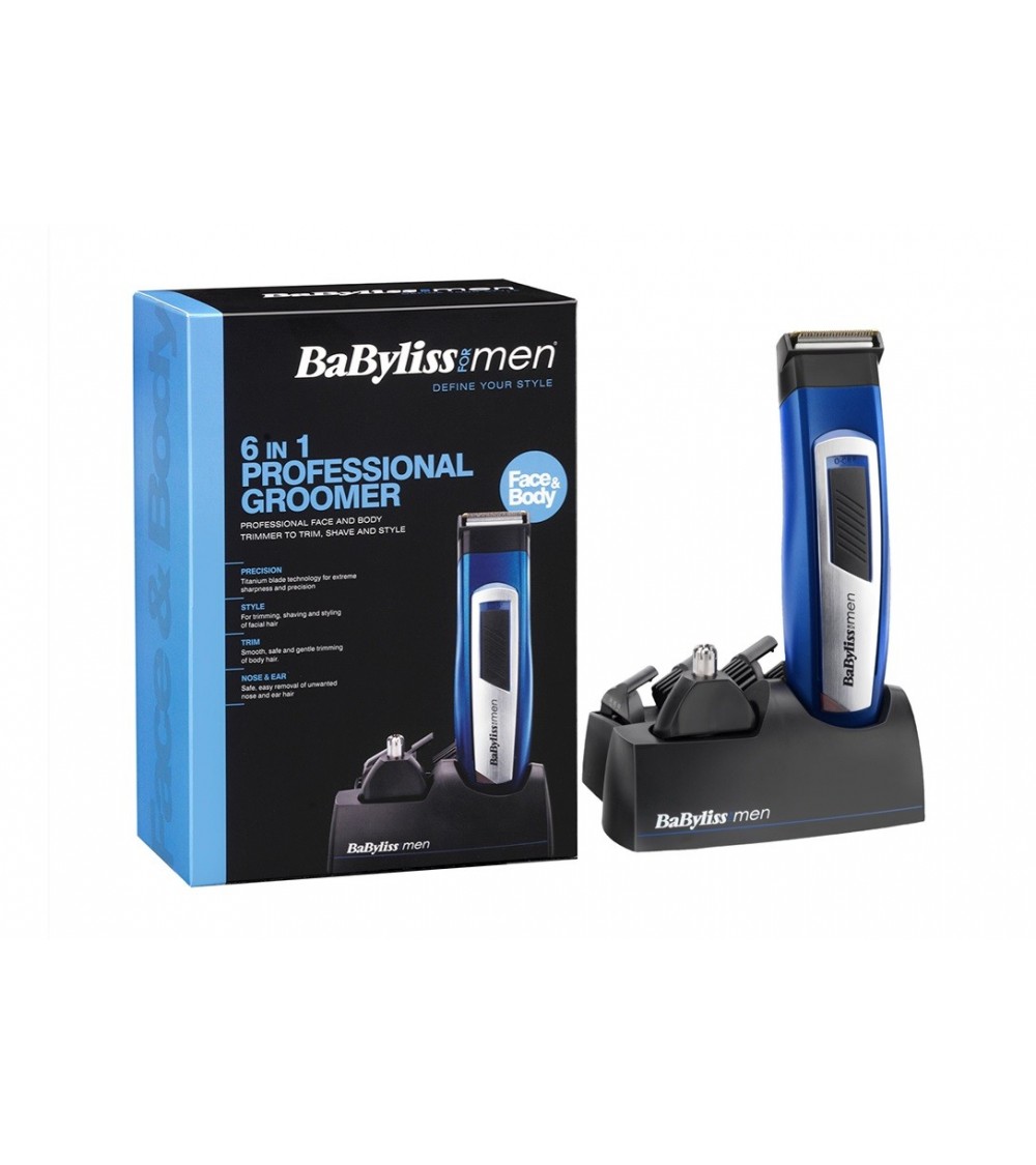 Babyliss 7057u 6 In 1 Titanium Electric Nose Ear Sideburn Hair