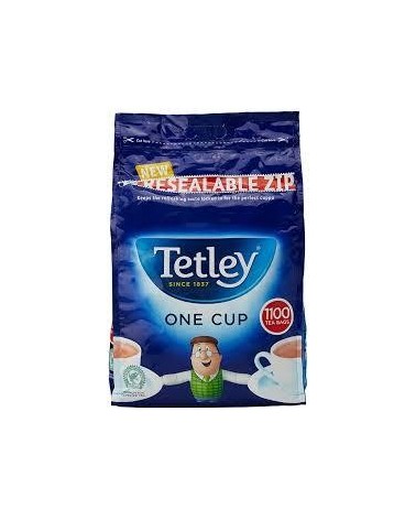 Tetley One Cup Black Tea Bags 2.5kg - Pack Of 1100 Tea Bags