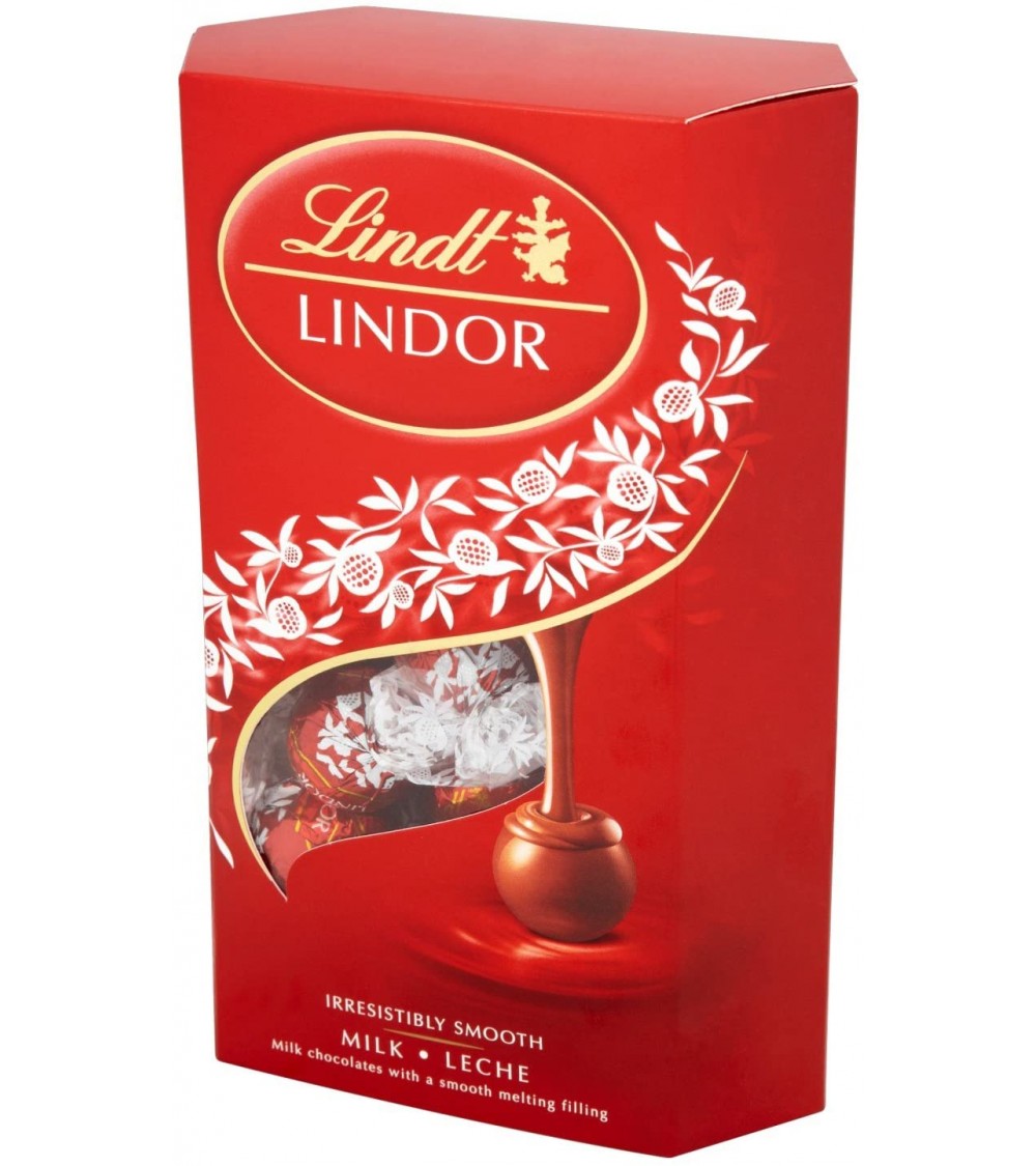 Lindt Lindor Milk Chocolate Cornet 337g - Swiss Delights in a Pack of 2!