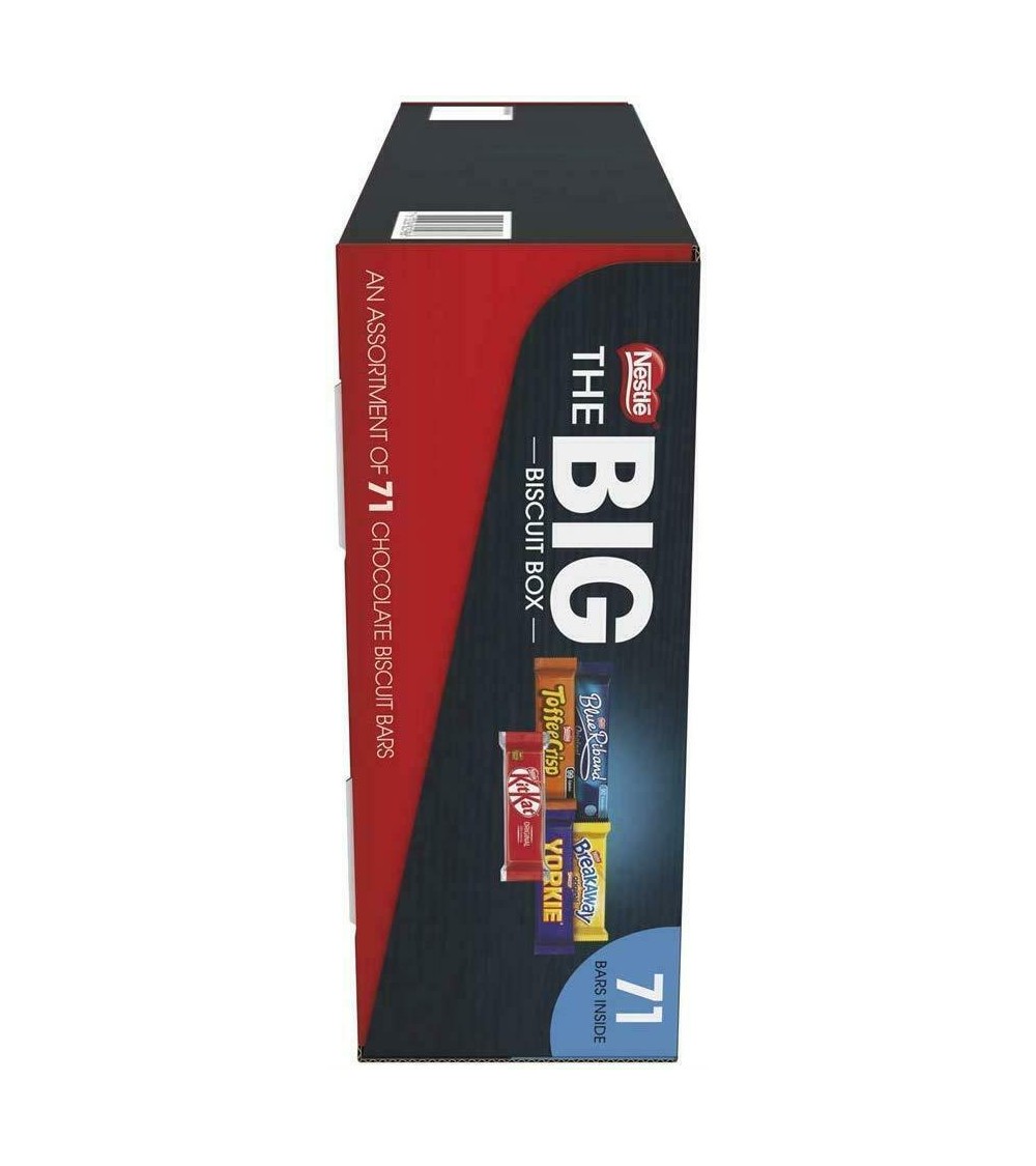 Nestle The Big Biscuit Box 71 Chocolate Bars 1.4kg (1Box)