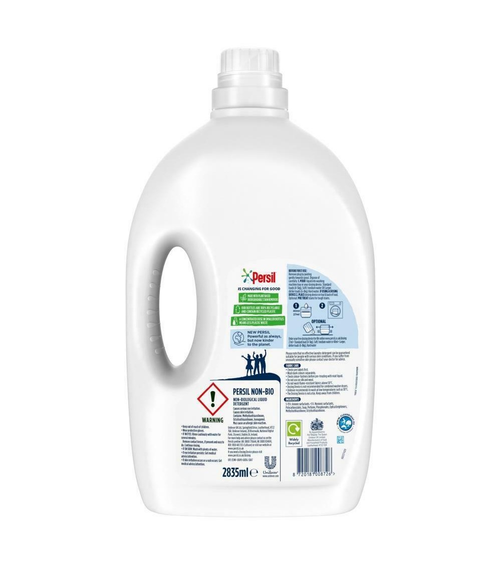 Buy Persil Non Bio Laundry Liquid 105w 2.835L